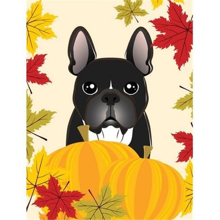 PATIOPLUS French Bulldog Thanksgiving Flag Garden PA256220